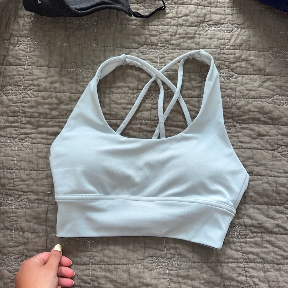 P'tula Blue Strappy Sports Bra